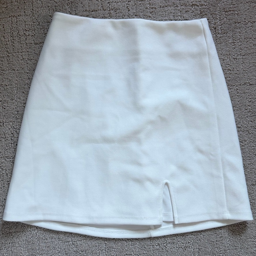 Hello Molly White Mini Skirt